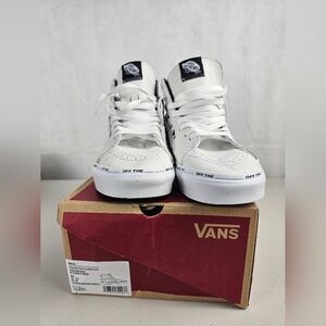 mens Vans Sk8-Hi (Chrbd Disarray) Blktrwht VN0A4BV60A6 SUZE 8.5